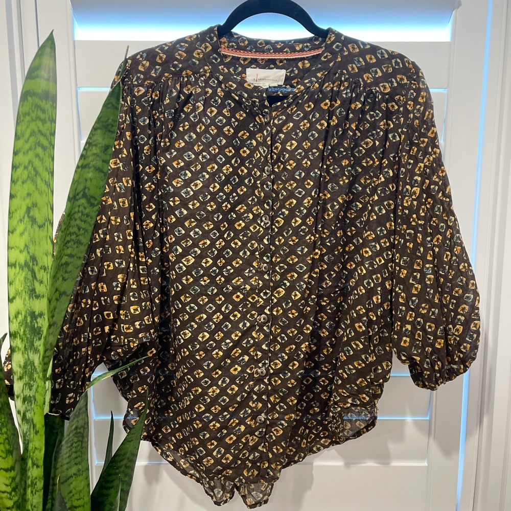 Anthropologie dolman sleeve shirt